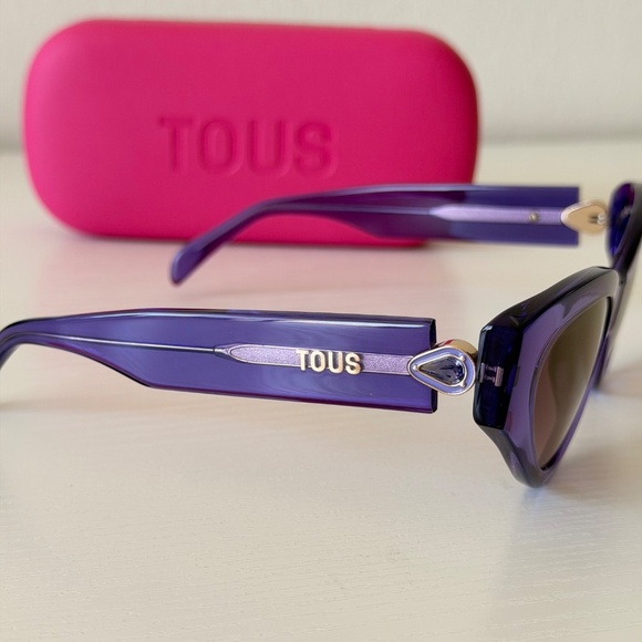 New, Tous Purple Sunglasses, STOB84S 08LA, Authentic main image 5